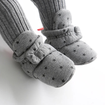 Meckior Baby Socks Shoes Star First Walkers Anti-Slip Booties for Infant Boy & Girl
