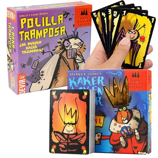 Mogel Motte Polilla Tramposa Card Game - Devir Game Moth Cheat, Royal Xiaoqiang Cheating Moth