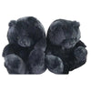 Women's Highland Cow & Teddy Bear Plush Slippers – Soft Indoor Christmas Slip-On, Fits EU 36-41 (26 cm / 10.2 in)