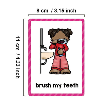 Montessori English Words Learning Cards – Early Education Teaching Aids for Kids and Classroom Use