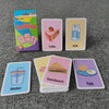 36pcs Children Cognition Cards - Body Parts, Animal, Fruits Double-Sided Flashcards, Montessori Early Educational Toys for Baby Kids Gifts
