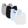4Pcs Soft Cotton Baby Bibs – Newborn Burp Cloths & Saliva Towels for Boys & Girls - Kidzy Market