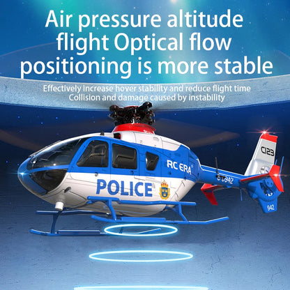 C123 6CH RC Helicopter – EC135 Brushless Direct Drive 3D Optical Flow Model