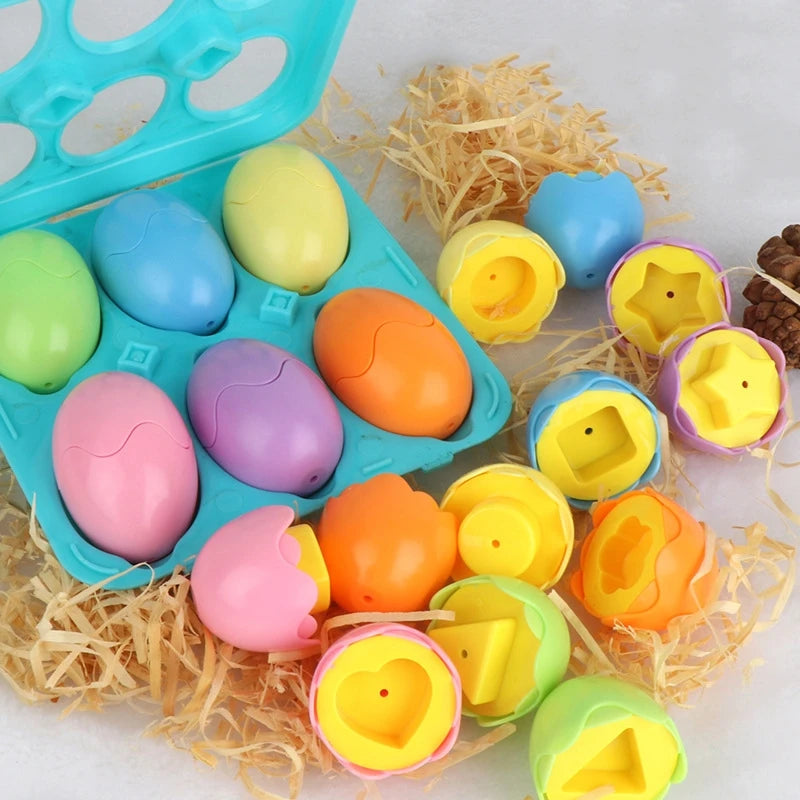 Baby Learning Smart Egg Toy – Montessori Shape Matching and Sorting Educational Toy for Kids Ages 2-4