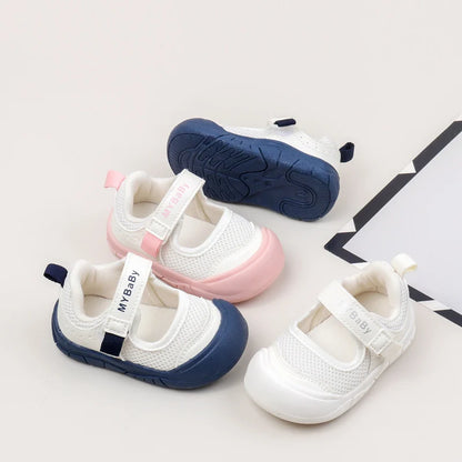 Spring and Autumn Baby Girl and Boy Anti-Slip Sole Breathable High-Quality Hardwearing Comfortable Baby Shoes for 1-3 Years Old