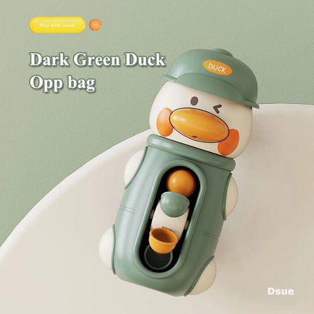 Cute Duck and Elephant Baby Bath Toy – Water Spinner with Suction Cup