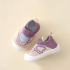 Baby Anti-Slip Breathable Crib Floor Socks with Rubber Sole - Soft Mesh First Walker Slippers
