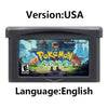 GBA Game Cartridge (32-bit, Pokemon Series, Odyssey Cloud White, FireRed & Silver Rival Rom Hack)