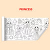 Children’s DIY Drawing Roll – Sticky Color Filling and Coloring Paper Roll for Early Educational Painting and Drawing