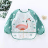 Waterproof Baby Eating Smock – Long-Sleeve Bib & Art Apron with Cute Animal Design - Kidzy Market