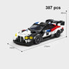 MOC Speed Racing Car Building Blocks Set — Small Studded Sports Car Garage Toy