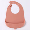 1-Piece Silicone Baby Bib – Waterproof Solid Feeding Bib for Toddlers, Boys & Girls, Saliva-Proof Lunch Apron - Kidzy Market
