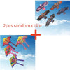 2pcs 1.1m Flat Eagle Kite with 30m Kite Line – Children’s Flying Bird Kites, Windsock Garden Cloth Toy, Outdoor Kid Gift