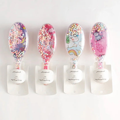 1pc Frozen Air Cushion Hair Comb - Cartoon Mickey Minnie Sofia Elsa Anna Princess Massage Comb for Girls - Perfect Gift