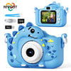 Kids Digital Camera with 32GB Card, 1080P HD Screen, Outdoor Cartoon Dinosaur Design, Photo and Video Toy, Birthday Gift