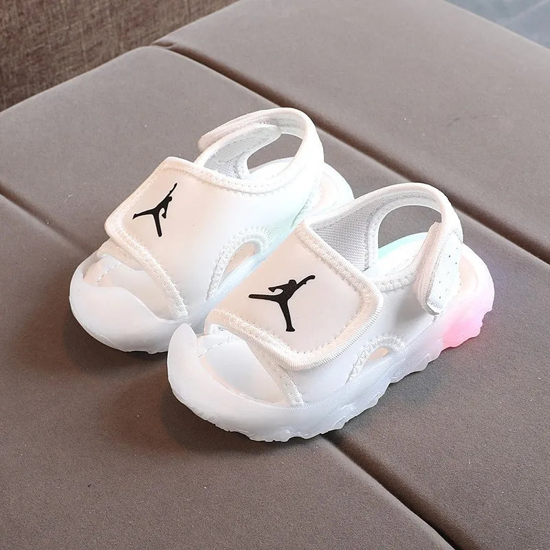 Lovely New Summer Brand Classic Children Sandals – LED Glowing Cool Girls’ & Boys’ Sandals, Fashion Toddler Sneakers for Kids