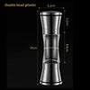 Two-in-One Stainless Steel Pepper Grinder Double-Head Kitchen Gadget
