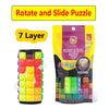 7-Layer Cylinder Cube Corn Shape 3D Magic Tower Intelligence Development Decompression Toy DIY Cylindrical Puzzle