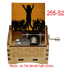 As The World Falls Down Fantasy 18-Note Wooden Music Box New Year Christmas Birthday Gift