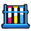 PVC Mini Reagent Bottle Charms — 1 in (2.5–3 cm) Plastic Shoe & Bag Decorations for DIY Crafts