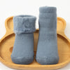 Winter Baby Newborn Warm Plush Socks - Candy Color Calf Floor Socks for Baby Boys & Girls | Autumn Thermal Cotton Socks for Toddlers