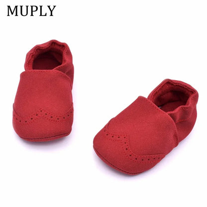 Nubuck Leather Baby Shoes – Infant Toddler Soft Sole Moccasins for Boys & Girls, High-Quality First Walkers (0-18M)