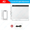 A3/A4/A5 3-Level Dimming LED Drawing Copy Pad – Educational Painting Toy for Kids, Creative Growth Gift