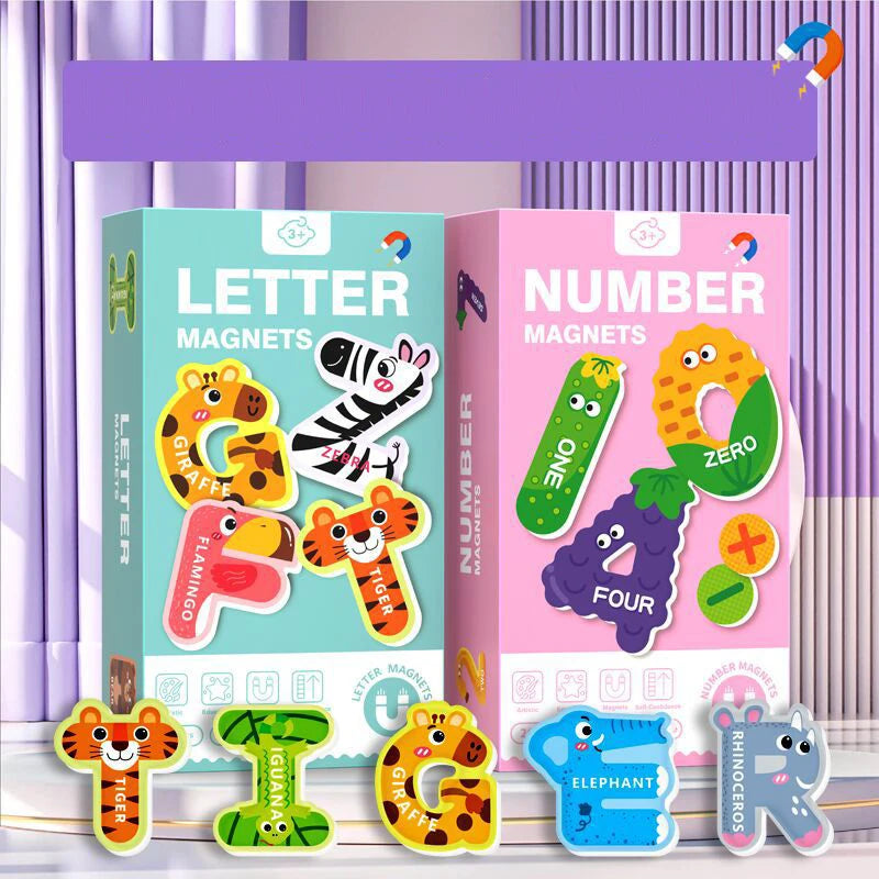 Large Magnetic Alphabet Letters for Kids Fridge