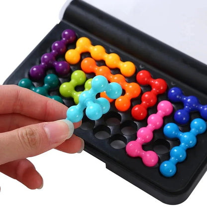 120 Challenges IQ 3D Puzzle Game (Classic Pyramid Plate, Montessori Toy, 6 in)