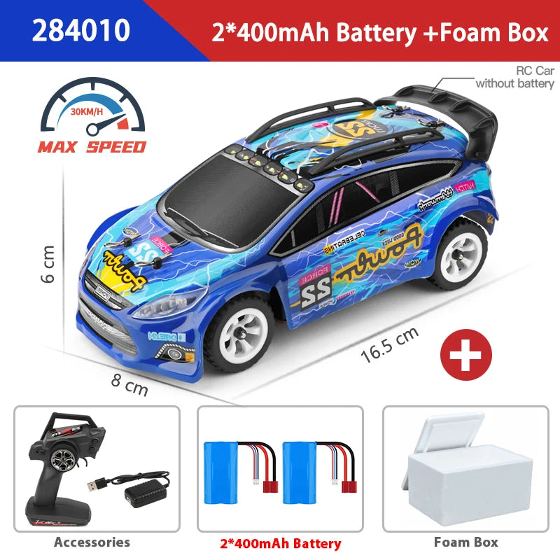 WLtoys 1:28 Mini RC Car with 30km/h Speed and 4WD Remote Control Drift