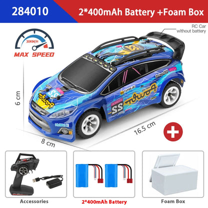 WLtoys 1:28 Mini RC Car with 30km/h Speed and 4WD Remote Control Drift