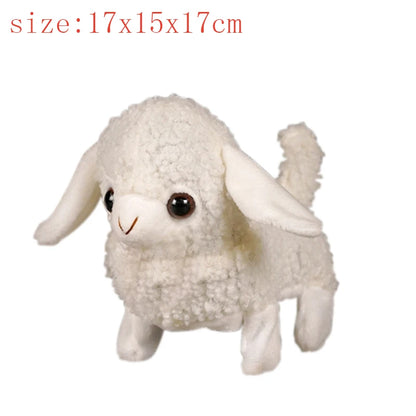 Electronic Interactive Walking Pet Dog Toy, Vibrating Plush Puppy, Automatic Moving Electric Doll Gift for Kids