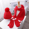 3PCS Winter Baby Hat, Scarf & Gloves Set – Plush Lining Beanie, Neck Warmer & Outdoor Caps for Boys & Girls (1-5 Years)