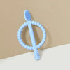 Silicone Baby Teething Bracelet Chewable Teether Toothbrush for Infants Nursing Gift