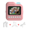 Children's Mini Instant Print Digital Camera with 32GB TF Card and Inkless Paper, Educational Video Toy