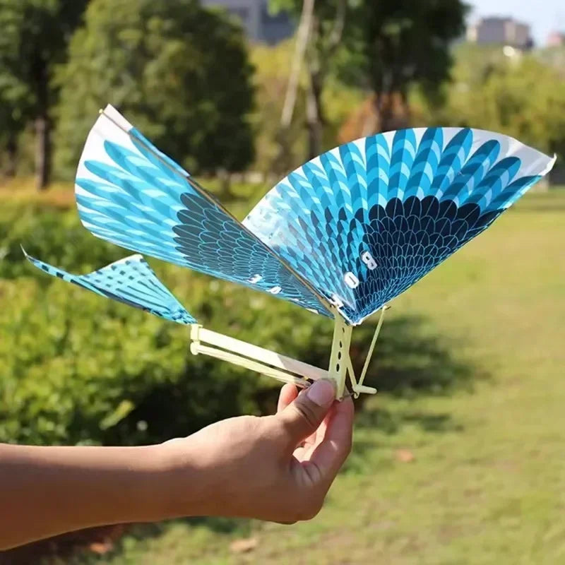 1pc New Flying Birds Kite – Elastic Rubber Band Powered, Funny Kids Toy Gift