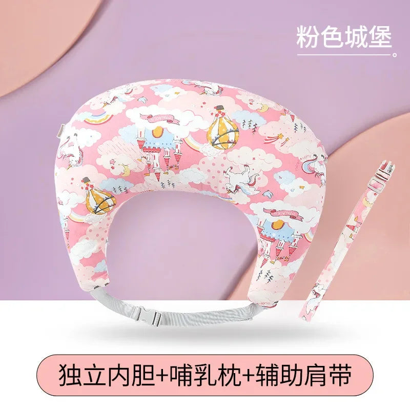 Adjustable Wedge Shaped Breastfeeding Pillow for Newborns and Expecting Mothers – Prevents Choking and Regurgitation
