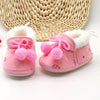 Winter Warm Newborn Baby Boy Girl Boots, Cute Bear Soft Toddler Shoes, First Walkers Anti-slip Booties, Infant Fur Snow Boots (0-18M)