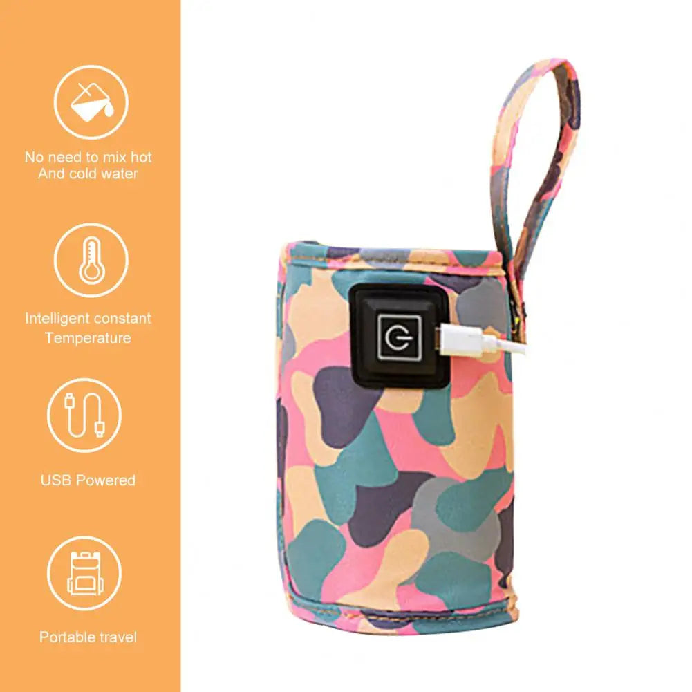 ITLY USB Milk & Water Warmer – Travel Insulated Stroller Bag, Baby Bottle Heater for Outdoor Winter Nursing - Kidzy Market