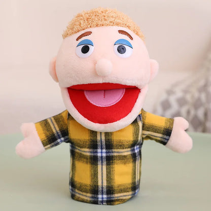 28-33cm Kids Plush Finger and Hand Puppets, Role Play Bedtime Story Toys for Boys and Girls