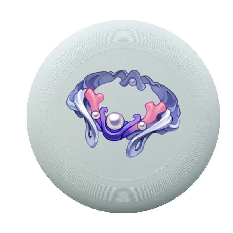 Flying Disc Frisbee Flying Saucer — 20 cm (7.9 in) & 27.5 cm (10.8 in) Portable Outdoor Throwing Toy for Kids & Adults