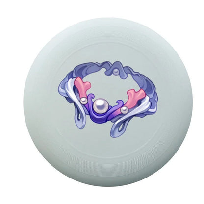 Flying Disc Frisbee Flying Saucer — 20 cm (7.9 in) & 27.5 cm (10.8 in) Portable Outdoor Throwing Toy for Kids & Adults