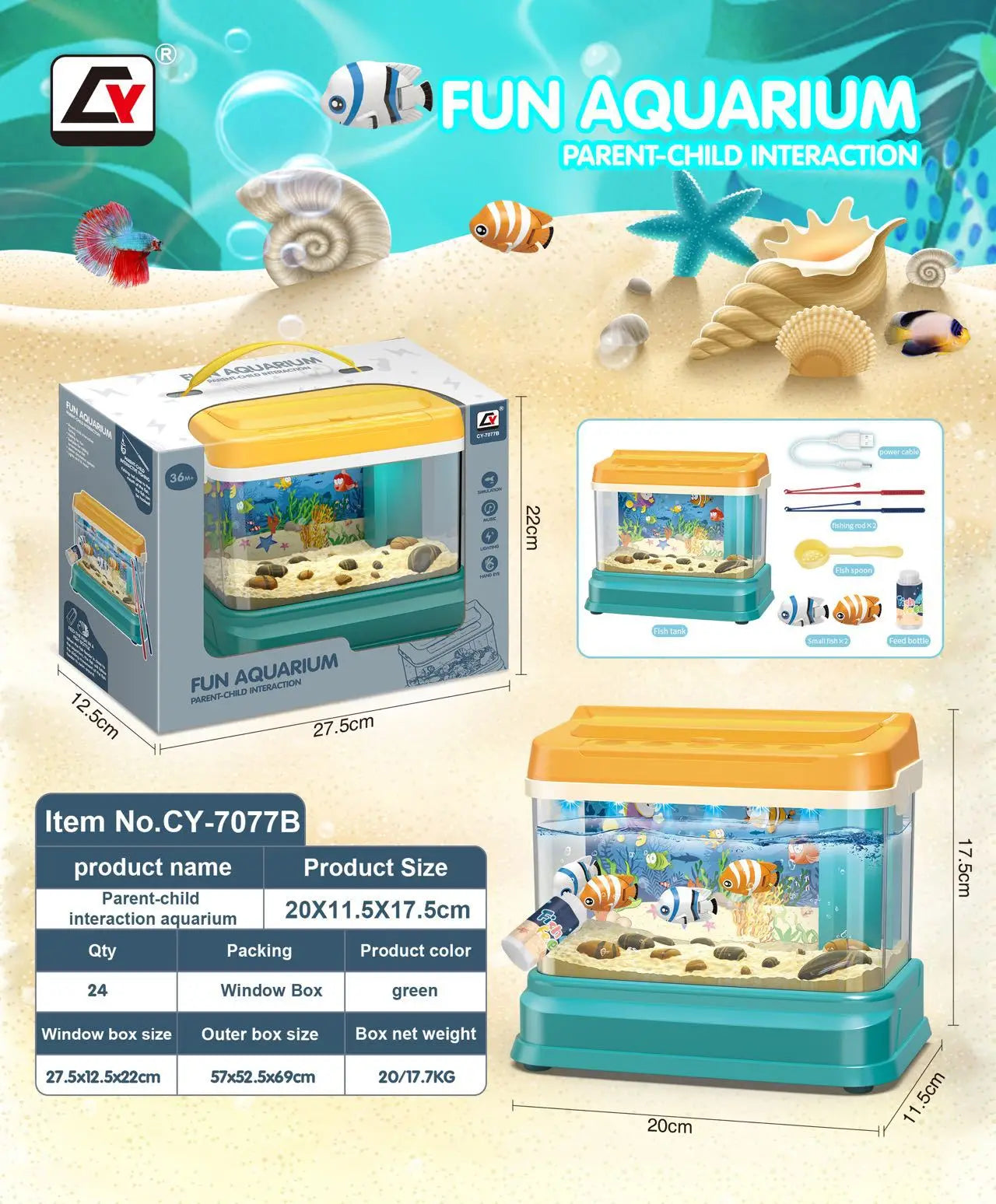 Montessori Wooden Magnetic Fishing Toys for Kids – Cartoon Marine Life Cognition, Parent-Child Interactive Education Game