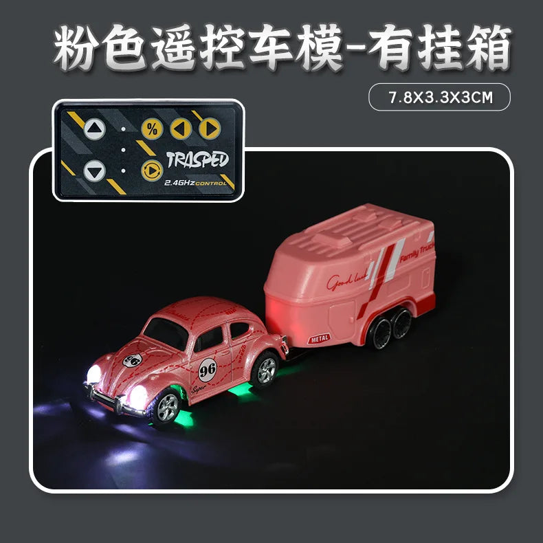 Wireless Mini Beetle Alloy RC Car with Mobile Phone Control