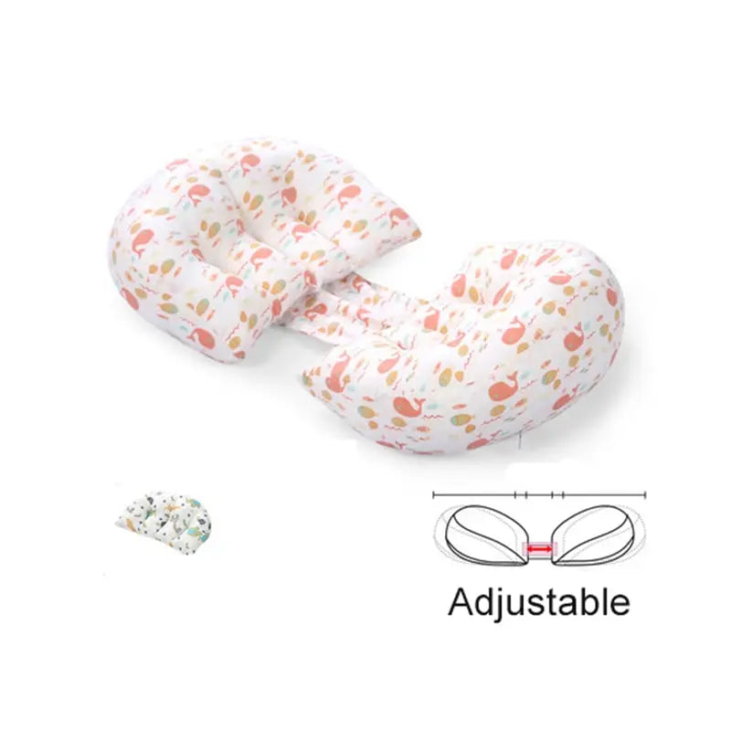 New Cotton Waist Maternity Pillow for Pregnant Women, U-Shaped Full Body Pregnancy Pillow, Pregnancy Cushion Pad