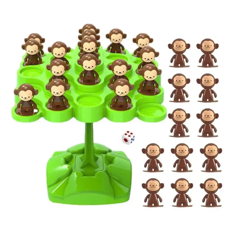 Creative Balancing Tree Toy - Digital Monkey Balance Scale - Educational Number Board Game - Kids Learning Montessori Math Toy