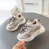 Kids Lace-Up Sneakers EU 21–30 Breathable Anti-Skid Casual Running Shoes for Toddlers