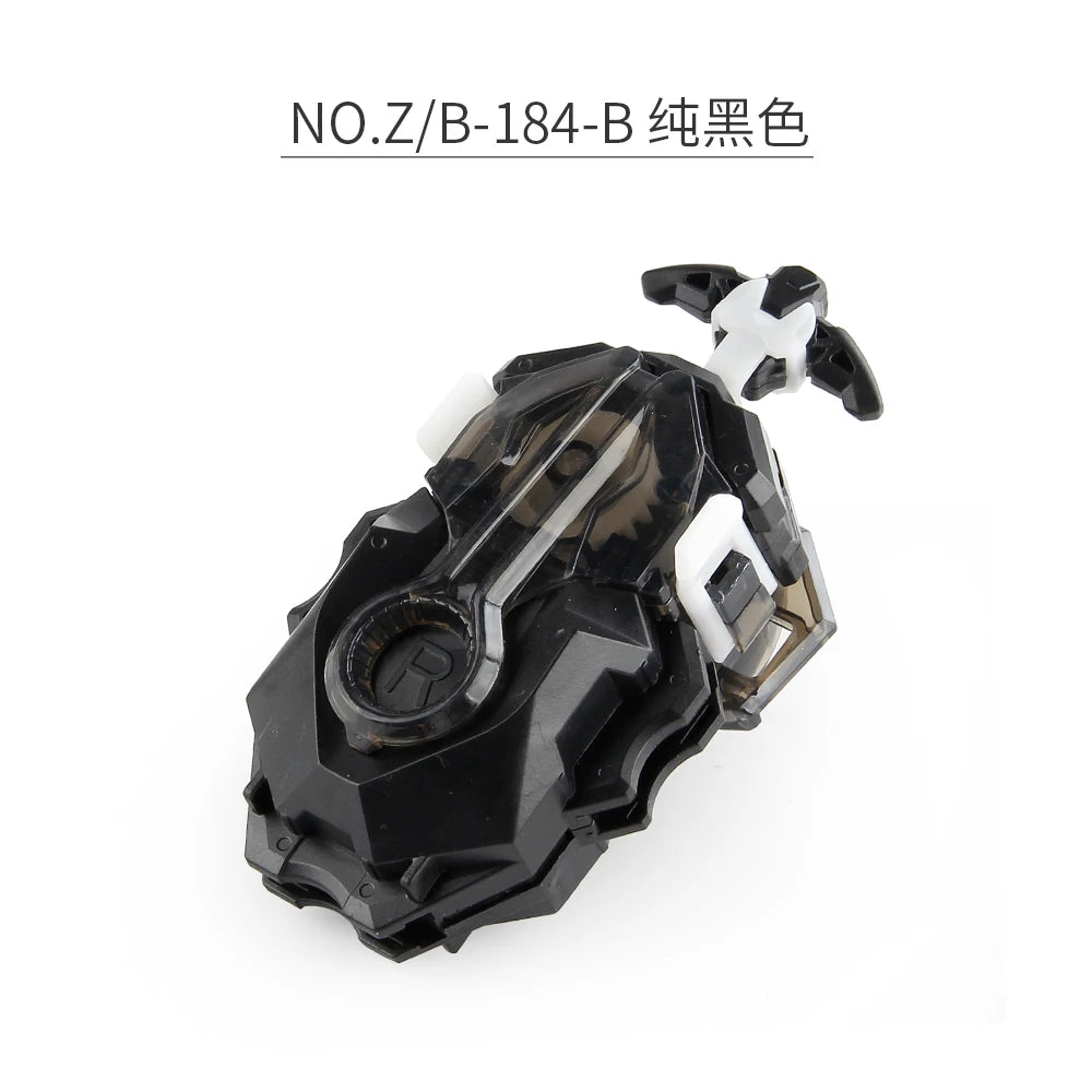 Z B-184 8-Color Metal Tube Custom LR Spinning Tops Launcher – Toy Set for Kids