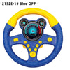 Electric Simulation Steering Wheel Toy with Light and Sound Educational Children’s Co-Pilot Car Vocal Toy Gift