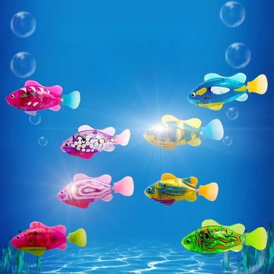 Electronic Light-Up Swimming Water Fish Toy – Interactive Pet for Kids